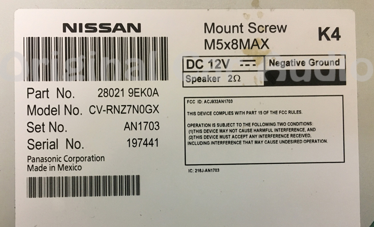 Idea Niiisan&#39;s サイン入りパネル　CODE-V 28532 9pc0a Chassis Brain Box INFINITI QX60 17 18 19 20 | eBay