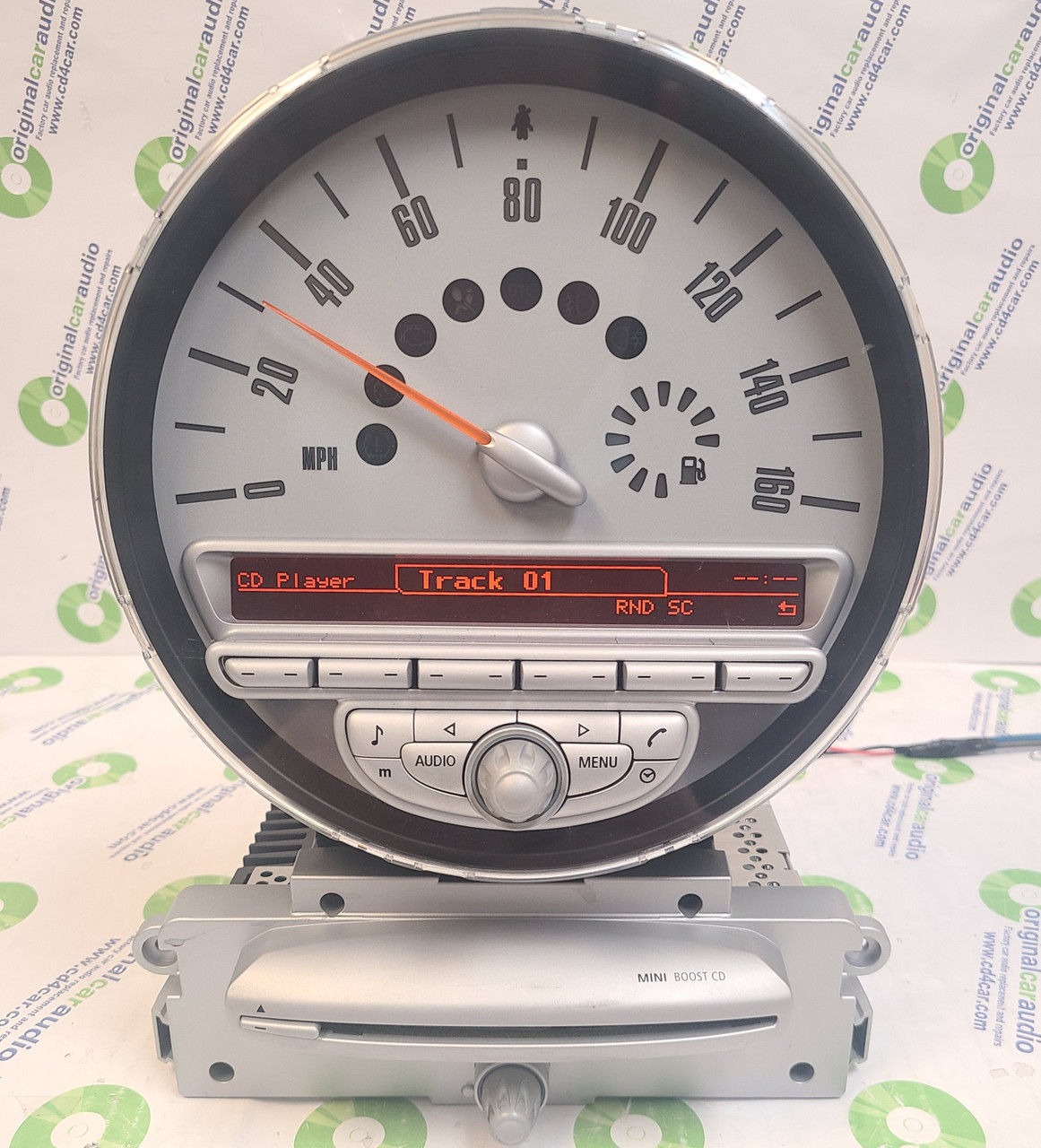 2007 - 2010 Mini Cooper R56 OEM Mini Boost Speedometer and Media USB AM ...