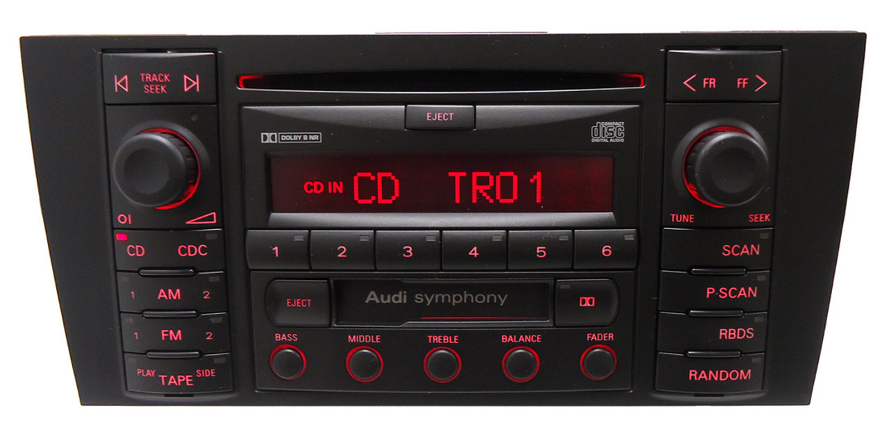 AUDI SYMPHONY CD PLAYER RADIO BOSE STEREO A6 S6 AVANT C5 2000 01 4B0 035  195 A