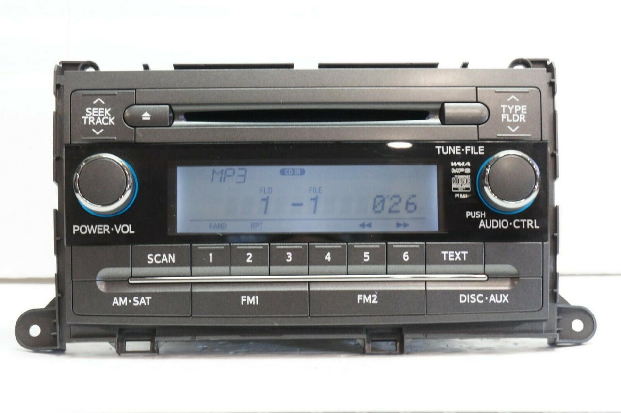 86120-08270 2011 2012 Toyota Sienna CD MP3 Player Radio