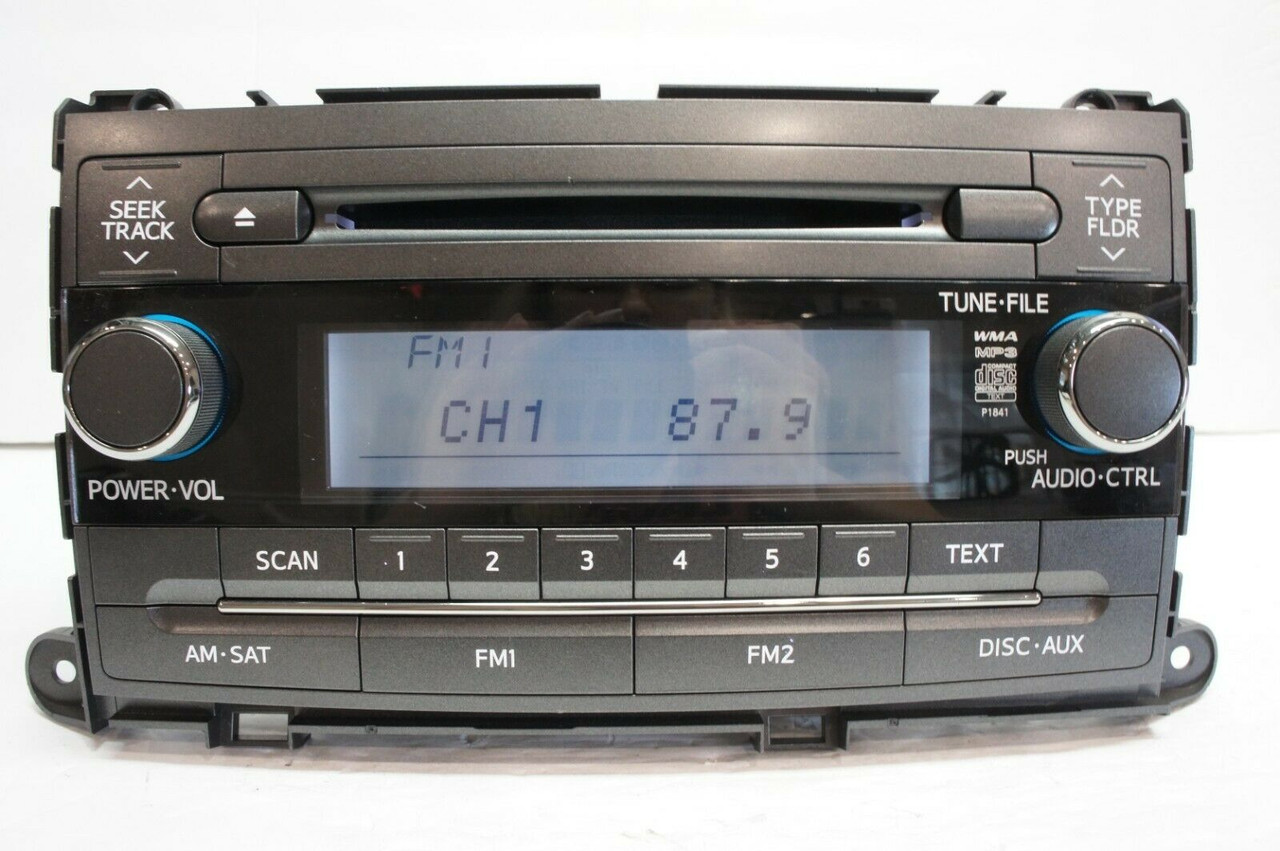 86120-08270 2011 2012 Toyota Sienna CD MP3 Player Radio