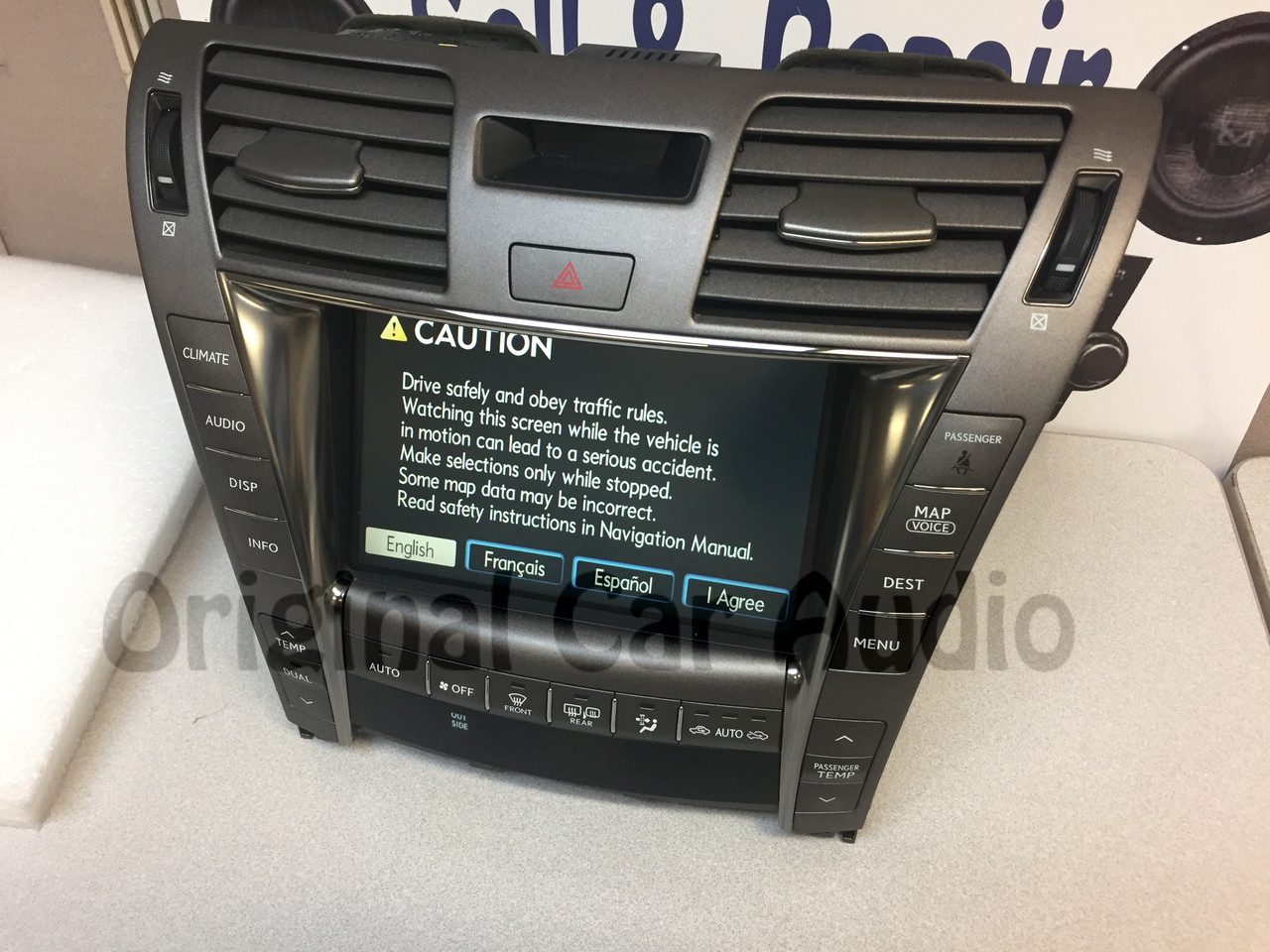 Refurbished 07-10 Lexus LS460 LS600HL Multi-Display Navigation GPS