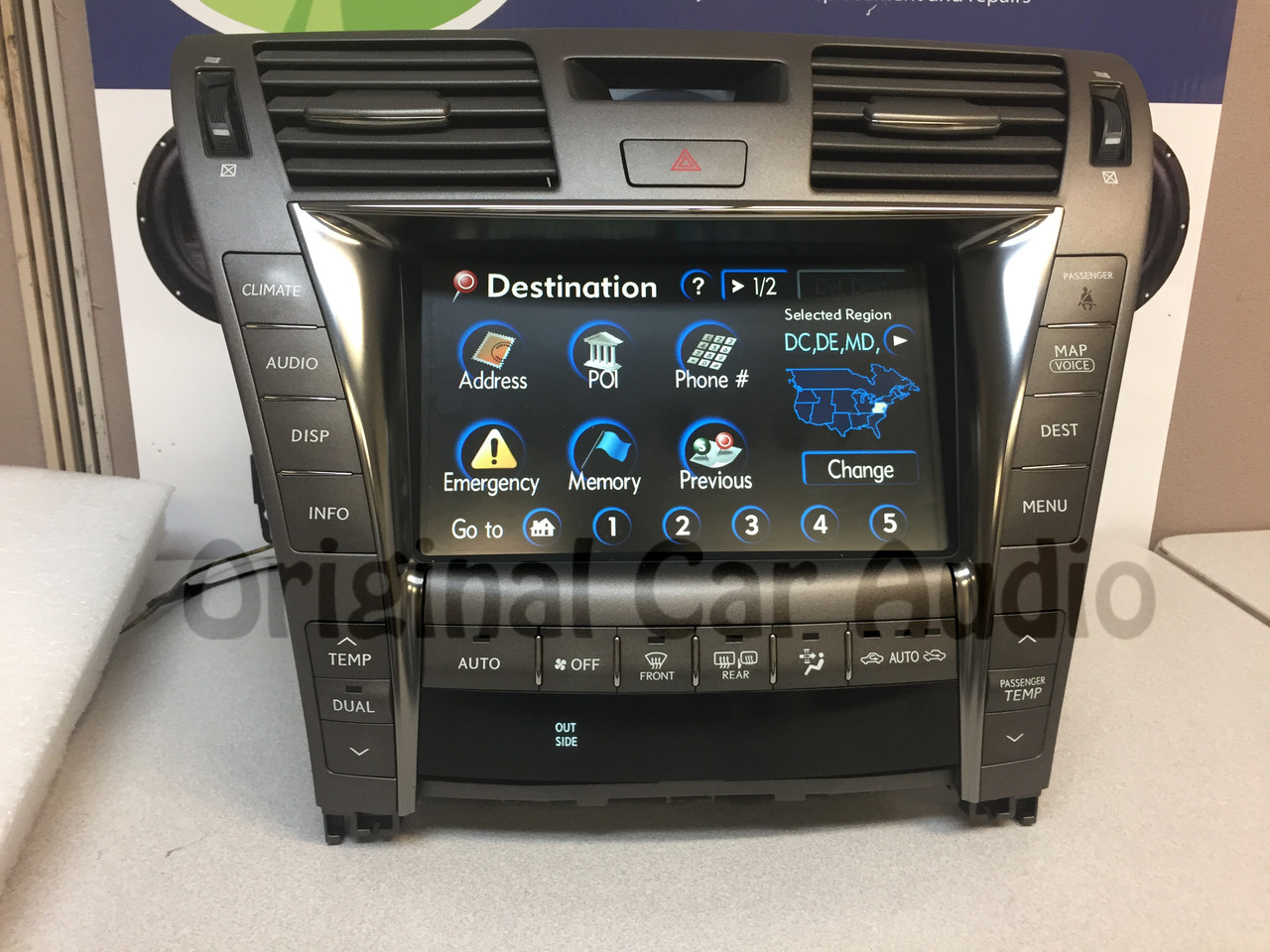 カーナビ LS460 Multi-Monitor Refurbished 07-10 Lexus LS460 LS600HL Multi-Display Navigation GPS
