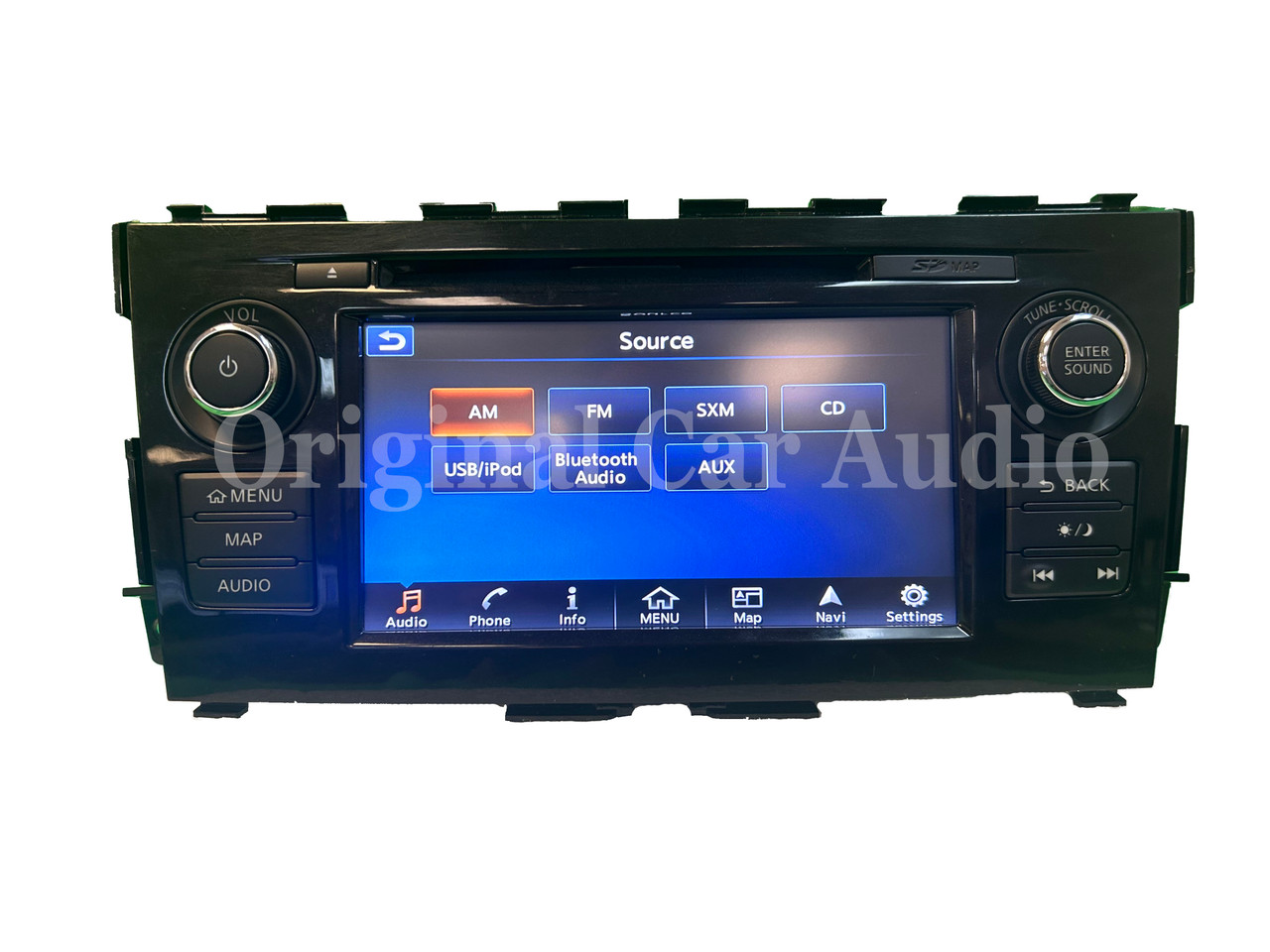 2018 Nissan Altima Navigation Radio Receiver AM-FM w/ CD Player 259159HU0B  OEM