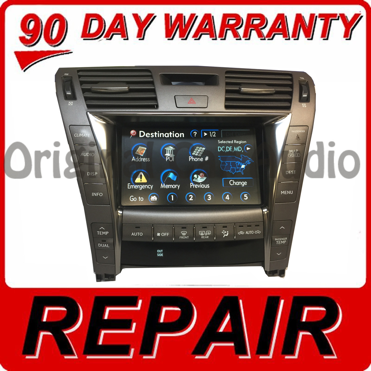 カーナビ LS460 Multi-Monitor REPAIR Mainboard 07-10 Lexus LS460 LS600HL Multi-Display