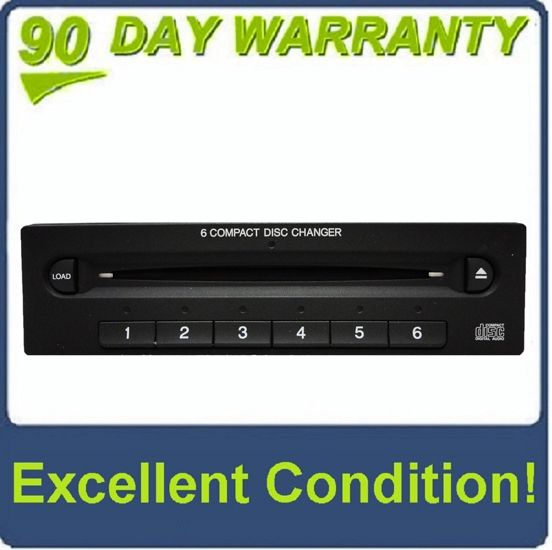 Ho046U) 05 06 07 08 09 Honda Odyssey In Dash 6 Disc CD Changer