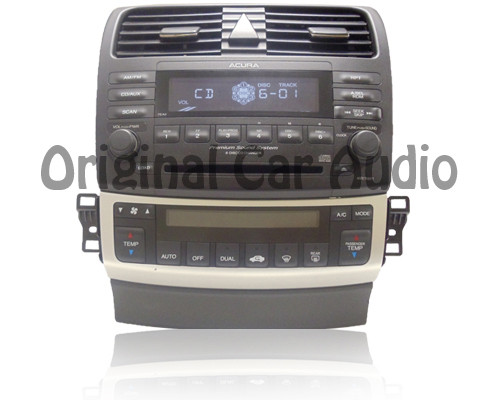 Acura TSX Radio Auxiliary Input 6 CD
