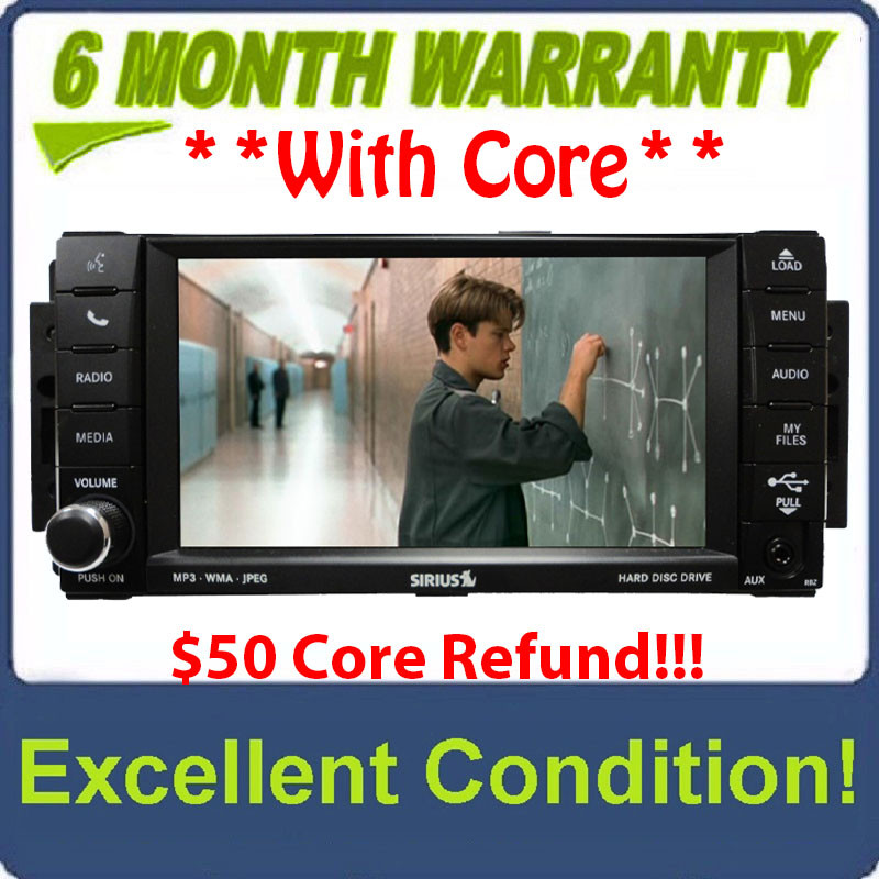 2007 - 2017 CHRYSLER DODGE JEEP OEM MyGig Radio CD DVD Player Low