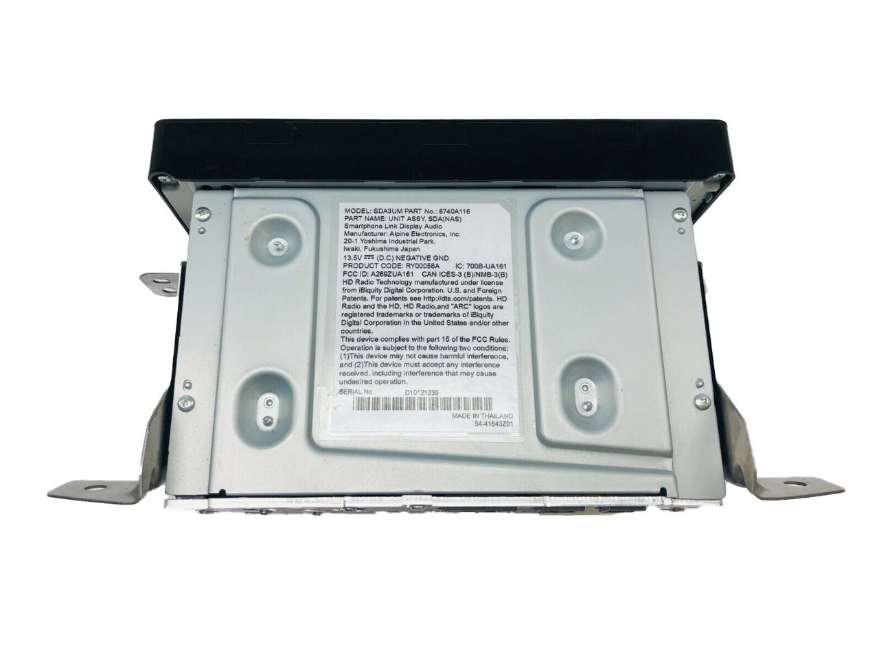 2018 - 2023 Mitsubishi Mirage G4 OEM Multimedia AM FM Radio Touch