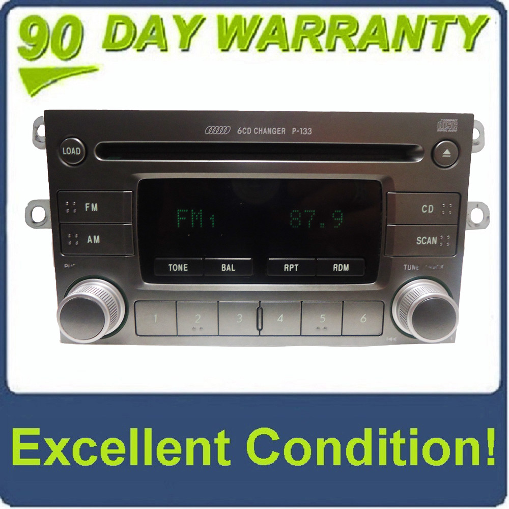 P133 04 06 Subaru Legacy Impreza Radio Player 6 CD Changer