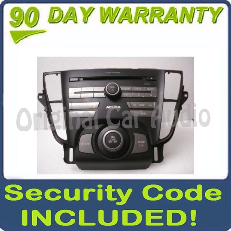 1BB0 09 2010 2011 Acura TL XM Satellite Radio 6 CD Changer