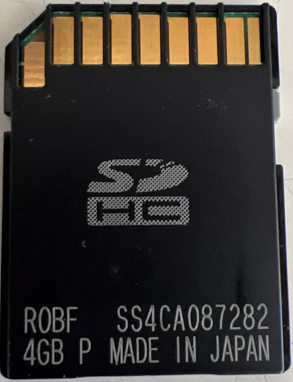 2014 - 2015 Subaru Forester OEM Navigation Map SD Card 86283SG670