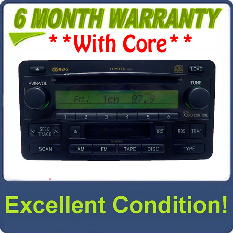 A56839 04 07 Toyota Tundra Sequoia Radio Tape 6 CD Changer