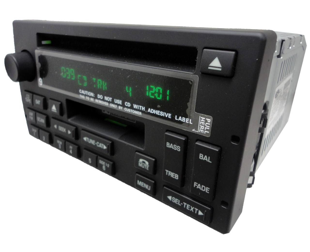 New Ford Mercury Radio Stereo Tape CD Player SAT OEM - CD4Car