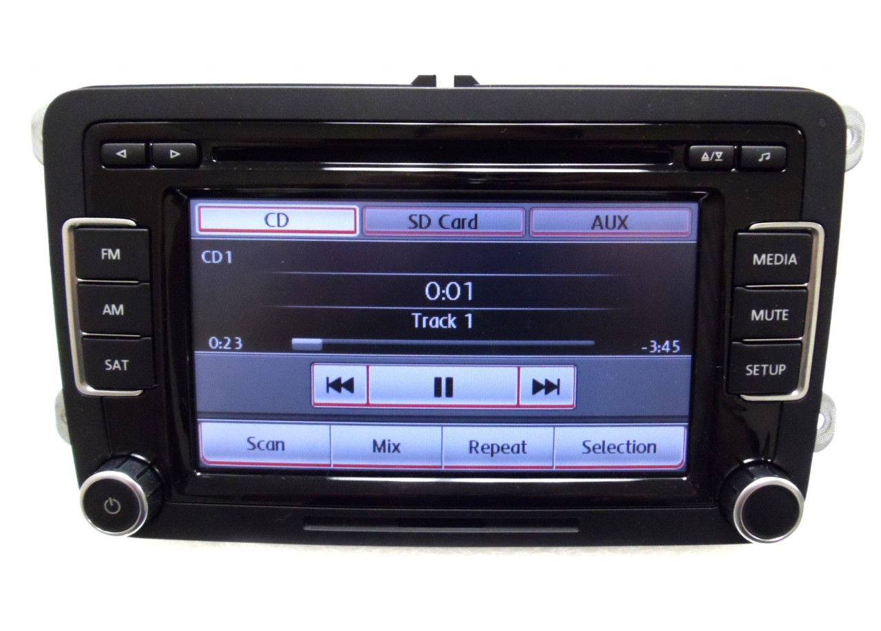 10 12 Volkswagen Jetta Golf Touch Screen Radio Tape CD Player