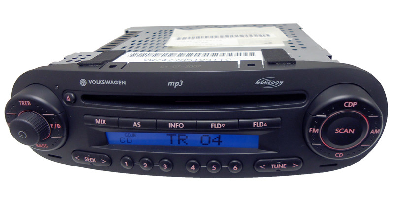 98 01 05 10 Volkswagen Beetle FM Radio Stereo CD MP3 Player
