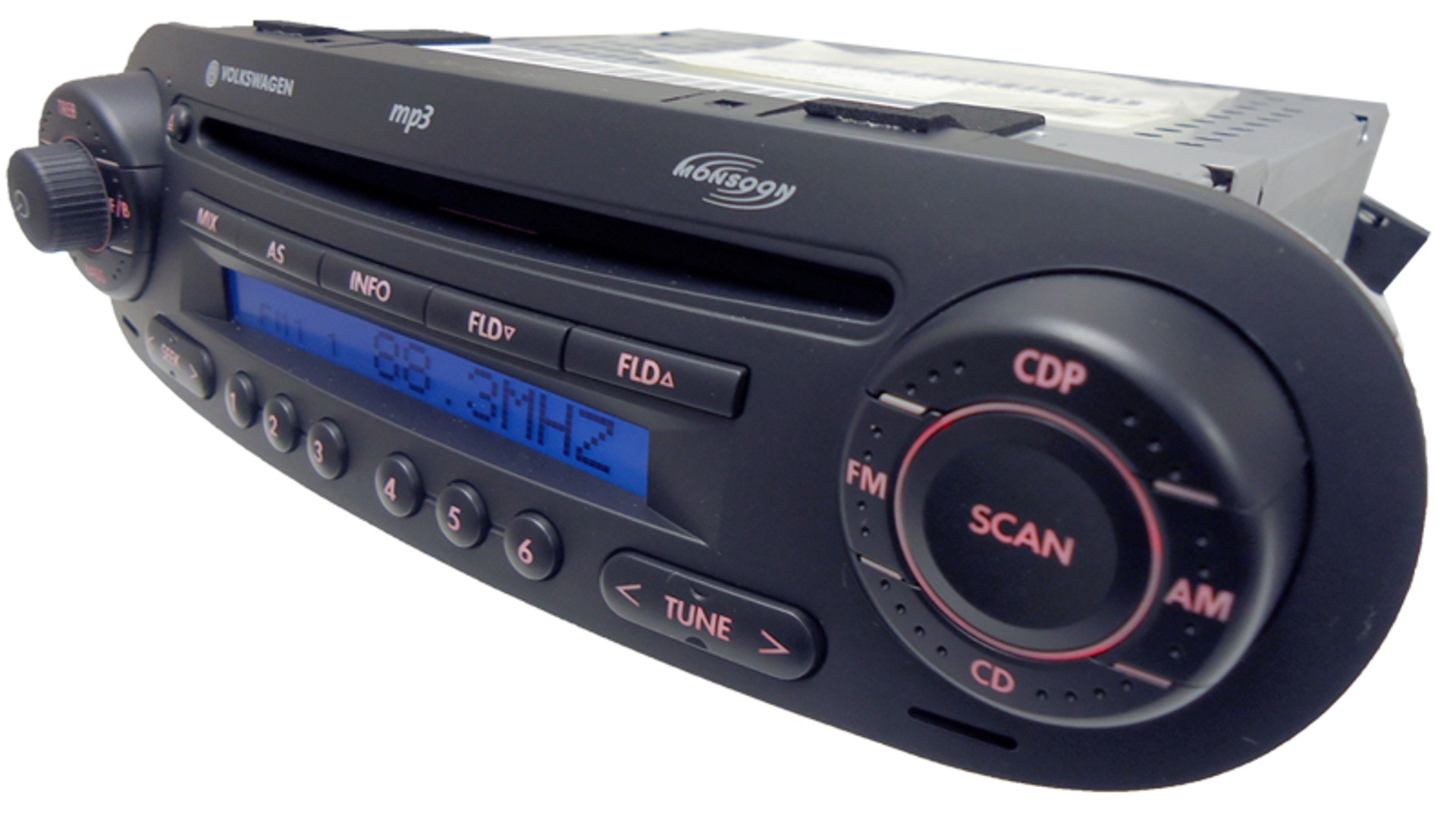 98 01 05 10 Volkswagen Beetle FM Radio Stereo CD MP3 Player