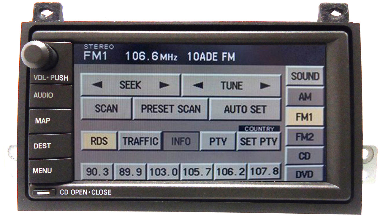 4W1T18C985AC LINCOLN Town Car Navigation Radio 2004 CD4Car