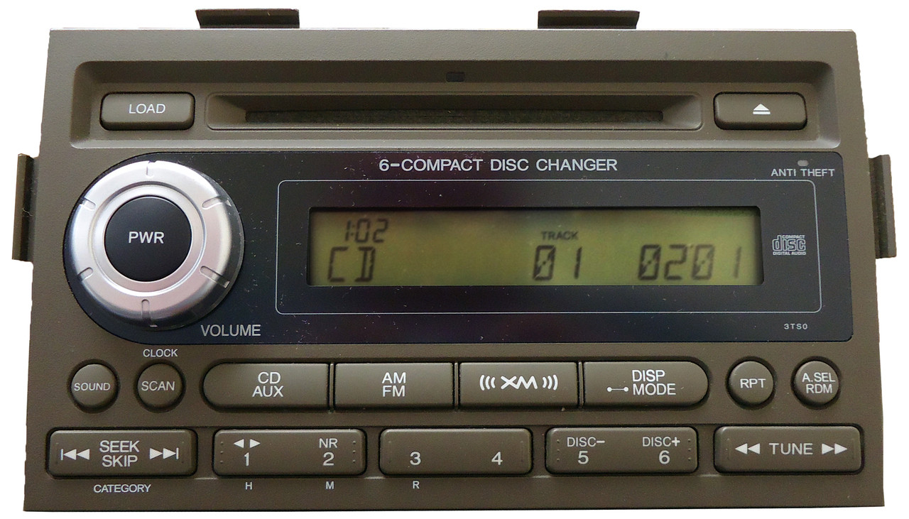 Honda Ridgeline 2006 2008 3ts0 6 Cd Changer Head Unit vrogue.co