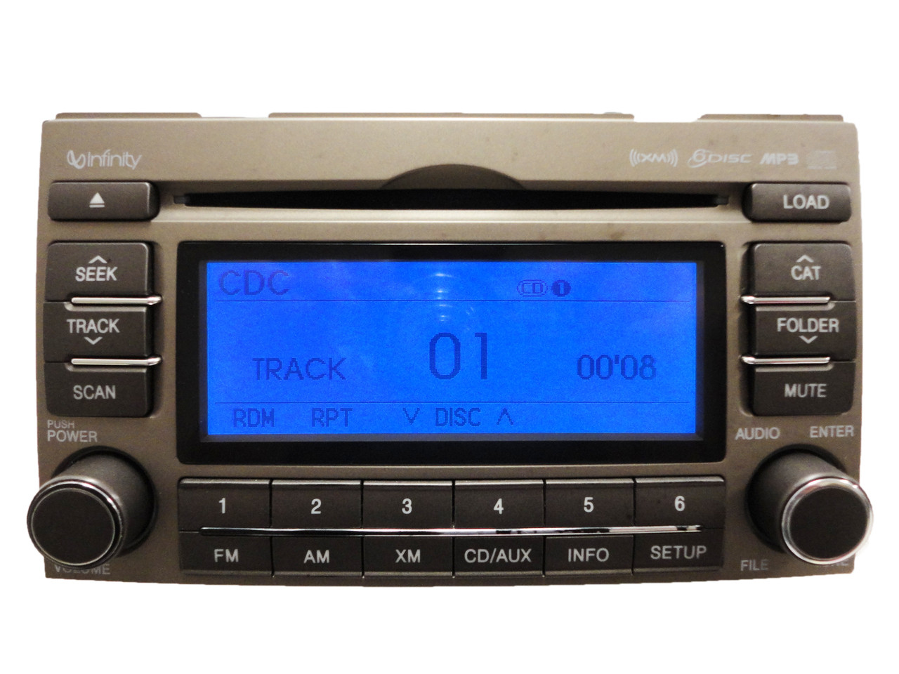 (Hy163U) 08 09 10 11 Hyundai Azera INFINITY 6 Disc Changer MP3 CD