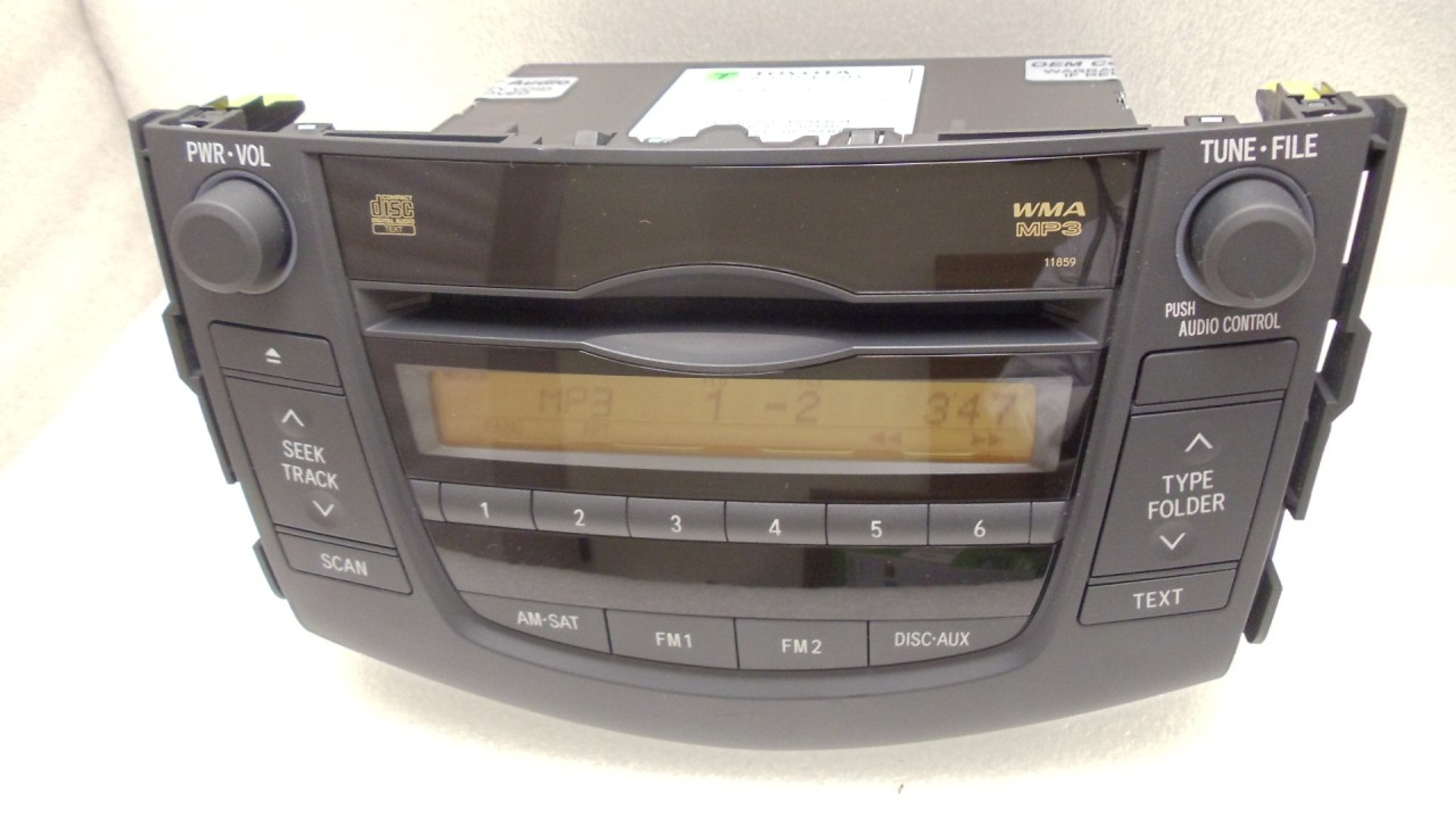 11859 2006 2011 Toyota Rav4 XM Radio MP3 Player CD Player