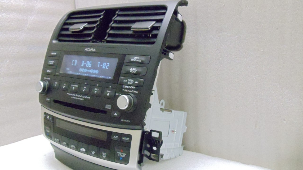 39175SECL010M1 04 05 06 07 08 Acura TSX XM Radio 6 CD