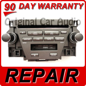 LEXUS ES350 Radio Repair Service P1505, P1807, P1808, P2511, P2814, P2815, P6866, P7858 2007 2008 2009