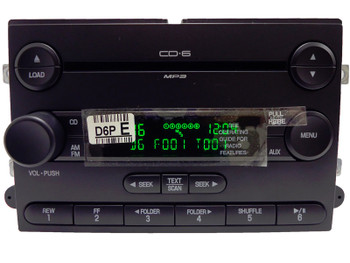 NEW 2006 2007 Ford Fusion Mercury Milan AM/FM 6 Disc Changer MP3 CD Player