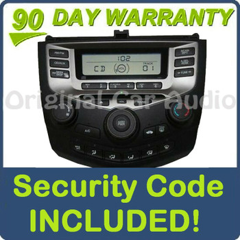 2003 - 2007 Honda Accord OEM AM FM Radio CD Player LX 4DR 2AC2