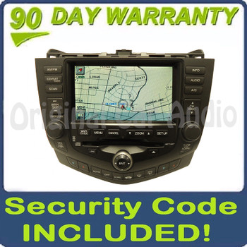 2004 2005 2006 2007 HONDA Accord OEM Navigation GPS System LCD Display Screen Monitor Radio 6 Disc Changer CD Player 2CK1