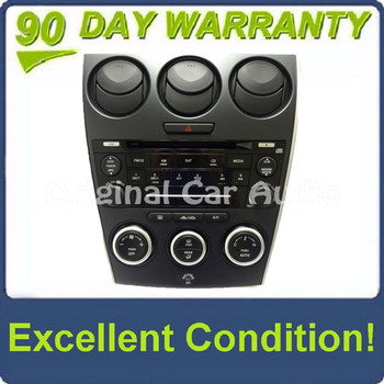 2006 2007 2008 MAZDA 6 Radio 6 Disc Changer CD Player Auto Climate Temp Control OEM GR6G66DSXA GP9A66ARXA 7M81-18C858-BA