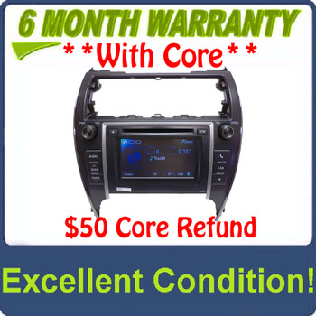 2012 2013 Toyota Camry Touch Screen Radio CD Disc Player MP3 AUX 57012
