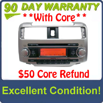 Toyota 4Runner Radio SAT Bluetooth MP3 6 Disc CD Changer 86120-3540 2010 2011