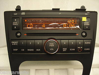 07 08 Nissan ALTIMA Radio AUX Input and CD Player PY14B 2008 2007 Ni239