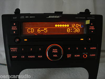 07 - 08 Nissan Altima Bose Radio and CD player