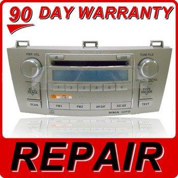 Repair Your 2004 - 2008 Toyota Solara OEM 6 Disc Changer CD Player Repair Service
