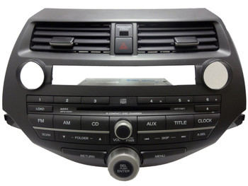 HONDA Accord Radio 6 Disc Changer MP3 CD Player 3BB0 2008 2009 2010 2011 2012 39100-TA0-A320-M1 or 39100-TA0-A320-M1 w/Trim