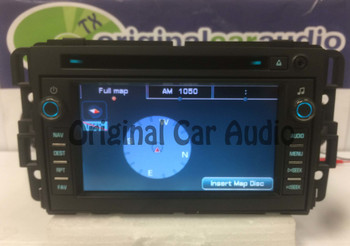 Unlocked 2007 2008 2009 Chevy GMC OEM Navigation Radio CD player Display Touch Screen Receiver 15940103, 15882767