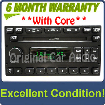 1998 - 2008 Ford Excursion OEM 6 Disc Changer Cd Player DVD Rear Entertainment Control