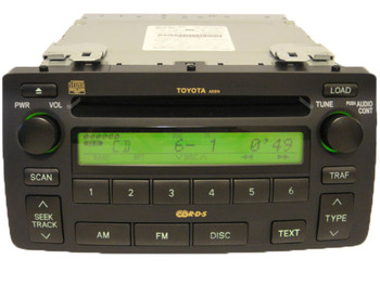2003 - 2006 Toyota Corolla Radio and 6 Disc CD Changer