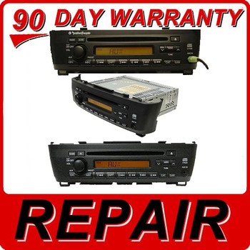 REPAIR NISSAN Sentra Single CD Player Radio repair CY620, CY10B, CY610 FIX 00 01 02 03 04 05 06