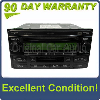 2004 - 2007 Toyota Highlander JBL  RDS Radio Tape and 6 CD Changer