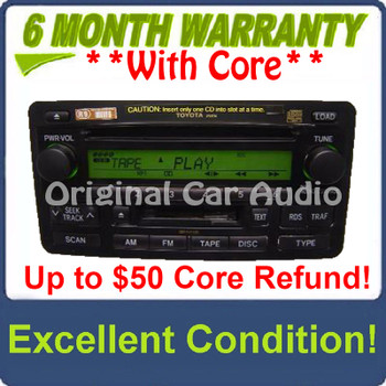 A56817 4Runner Camry Solara Sienna Radio 6 Disc Changer
