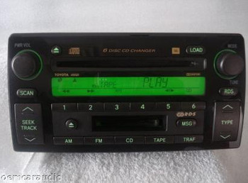Toyota Camry JBL Radio Tape 6 Disc CD Changer Stereo OEM