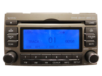 Hyundai Azera Infinity 6 Disc Changer MP3 CD Player XM Radio