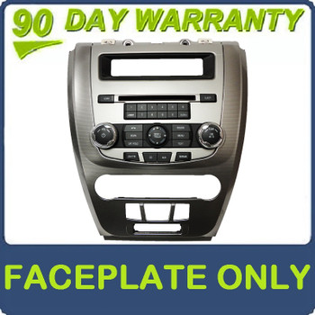 2010 2011 2012 FORD Fusion Mercury Milan DASH RADIO TRIM BEZEL 6CD Honey Comb Silver Finish