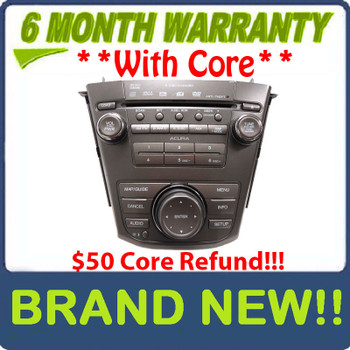 ACURA MDX radio Navigation GPS 6 Disc Changer w/ CODE