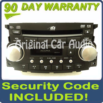 Acura TL 1TB3 Radio Tape Player 6 Disc CD Changer DVD 2004 2005 2006,1TB3, 39100-SEP-C011, 39100 SEP C011, 39100SEPC011