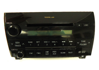 2007 - 2012 TOYOTA Tundra OEM Stereo AM FM SAT Radio 6 Disc Changer MP3 CD Player A51829