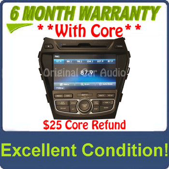 2013-2016 Hyundai Santa Fe radio CD player bluetooth MP3 Navigation OEM